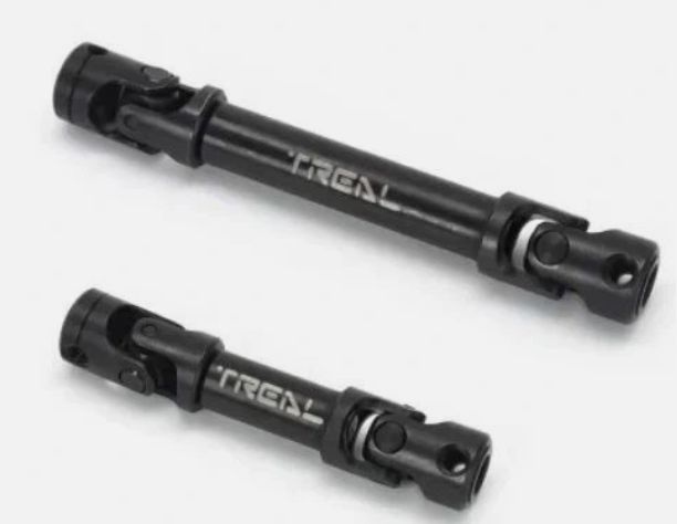 TREAL TRX 4M Center Driveshaft Set Heavy Duty Steel (2)  1/18 TRAXXAS-4M  USED