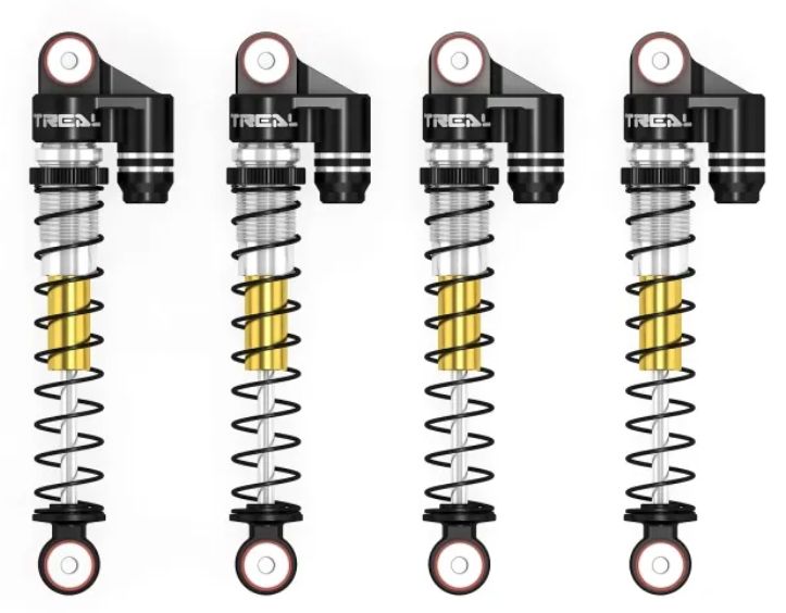 TREAL SCX24 Shocks 43mm Tele Shock Vibration Damper(4) for 1/24 Axial   USED