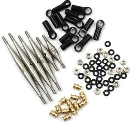 133.5mm Wheelbase Steel Link Set For Axial SCX24 Deadbolt (USED)