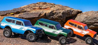 Redcat Ascent-18 International Scout II - 1/18 Scale Brushed Electric Rock Crawler (BLUE)