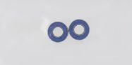 5 x 11 x 4mm Ball Bearing w/ Blue Rubber Shield, Set of 2 (USED)