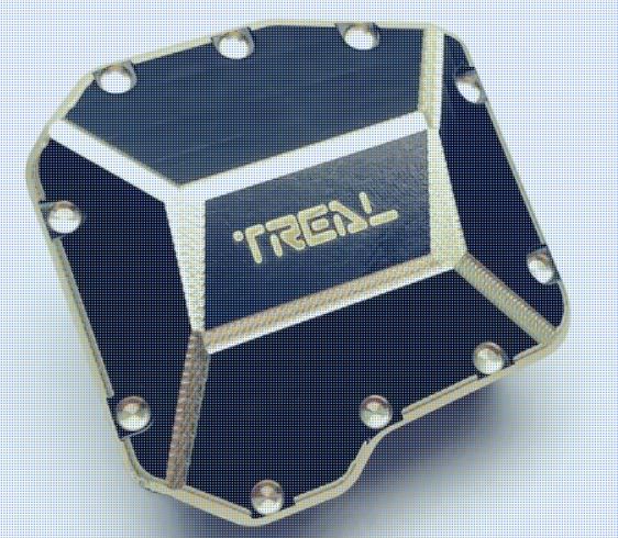 Treal SCX10 III Brass Axle Diff Cover Heavy Weight 51g, fitting for SCX10 III Portal Axle (USED)