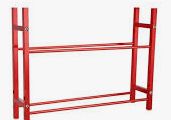 Tire Storage Rack, Red, Aluminum, Large size 1/10 scale tire