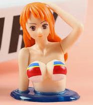 Boobie Shaker, Orange Hair w/rainbow bikini
