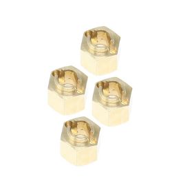 Redcat© Wheel Hexes (Brass)(4pcs)