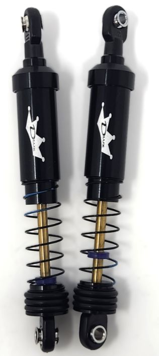 DLux Fab, Premium Shocks, 92mm (2 pc) (BLACK)