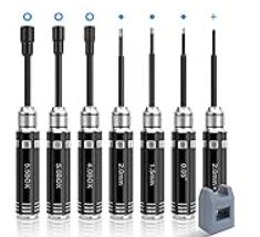RC Hex Nut Screwdriver Kit with Magnet-7 Pcs Socket Nut Screwdriver Set