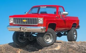 RC4WD Trail Finder 2 &quot;LWB&quot; RTR W/ Chevrolet K10 Scottsdale Hard Body Set  (RED)