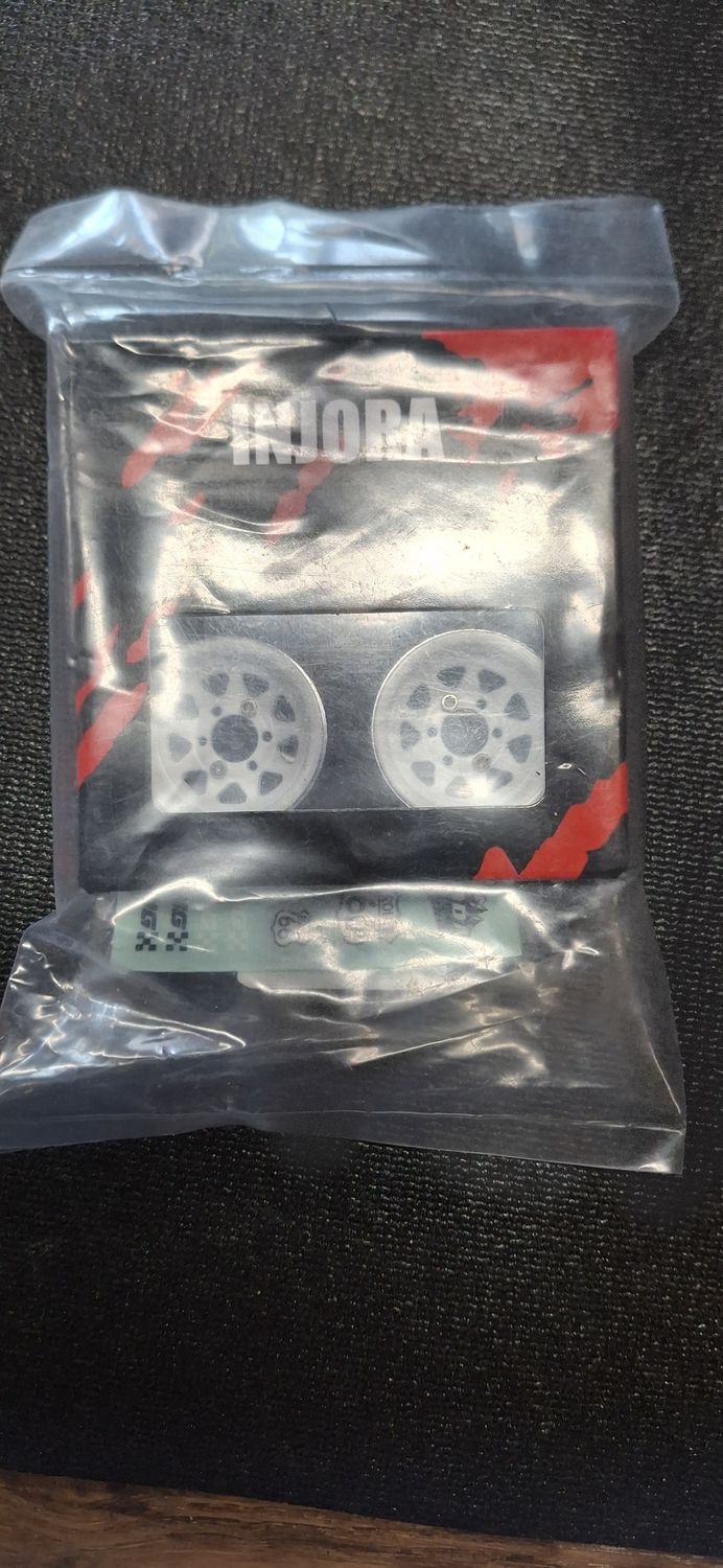 1.0 Aluminum Beadlock Wheels, WHITE