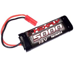 Hexfly 6 cell 7.2V 5000mAh NiMH Battery(Banana Connector)(1pc)