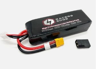 5000mAh 3S 11.1V 60C Soft Pack Lipo Battery XT60 w/TRX Adapt