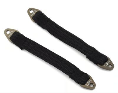Suspension Travel Limit Straps 90mm, GunMetal (2pcs)
