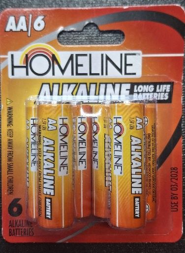 Controller Batteries, Homeline AA, 6 pack