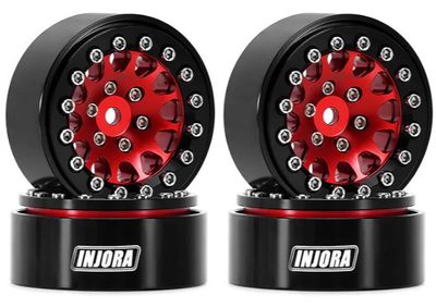 INJORA 1.3&quot; Aluminium Beadlock Wheels for 1/24 1/18 RC Crawler