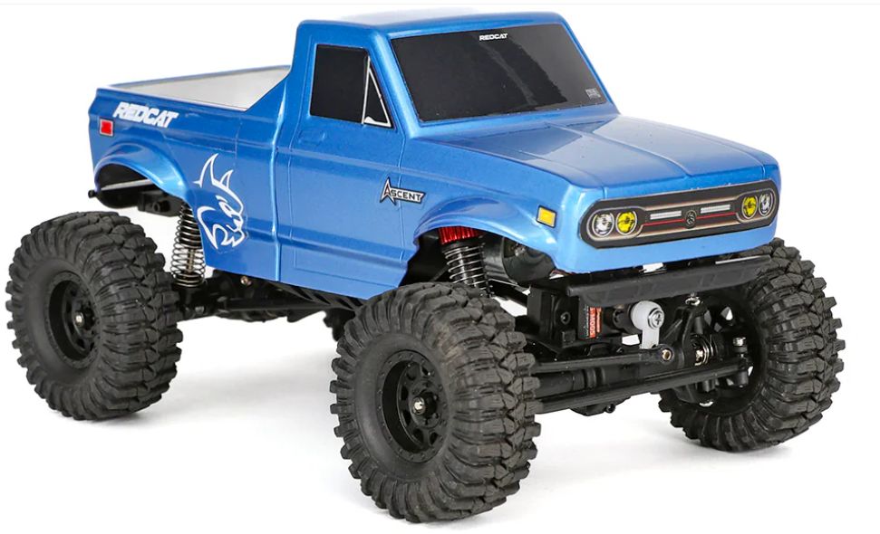 Redcat Ascent-32 - 1/32 Scale Brushed Electric Rock Crawler - BLUE