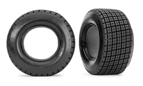 Hoosier Dual-Profile Dirt Oval Tires &amp; Foam Inserts (2)