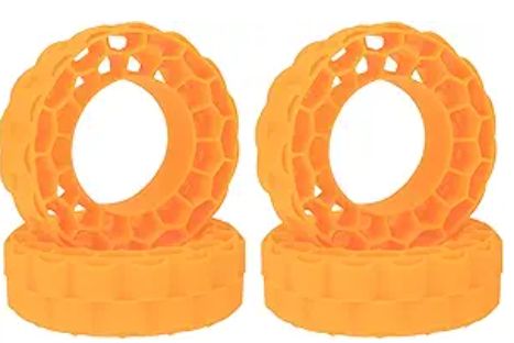 Soft Silicone Rubber Inserts for 68-72mm 1.3" Tires (Orange)