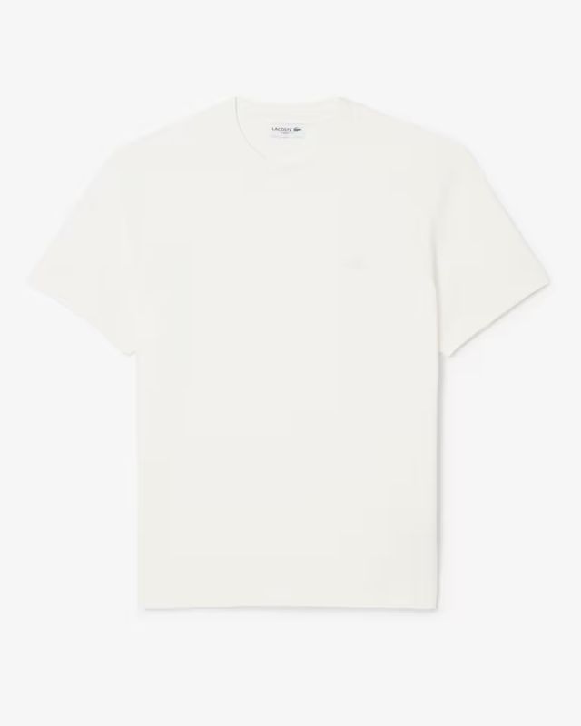 Lacost- T-shirt Petit Piqué col côtelé - Rose