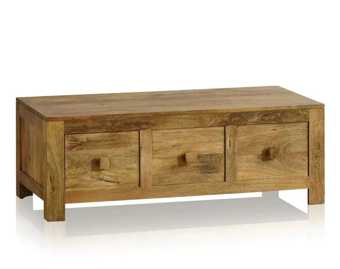 Stolik kawowy z litego drewna mango