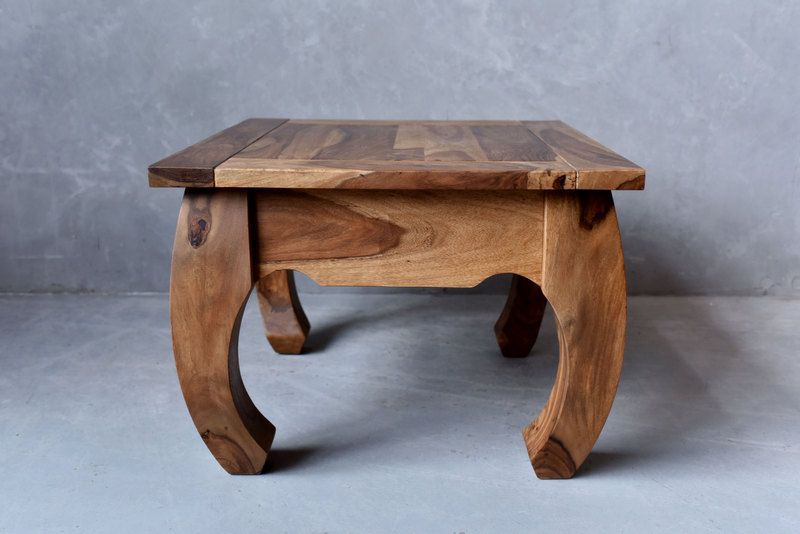 Stolik kawowy z drewna palisander