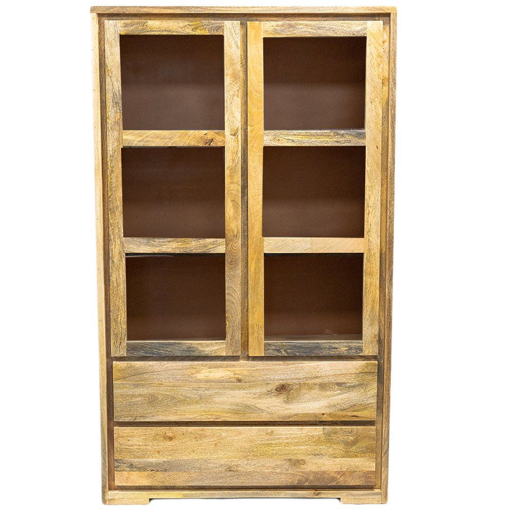 Witryna z drewna mango