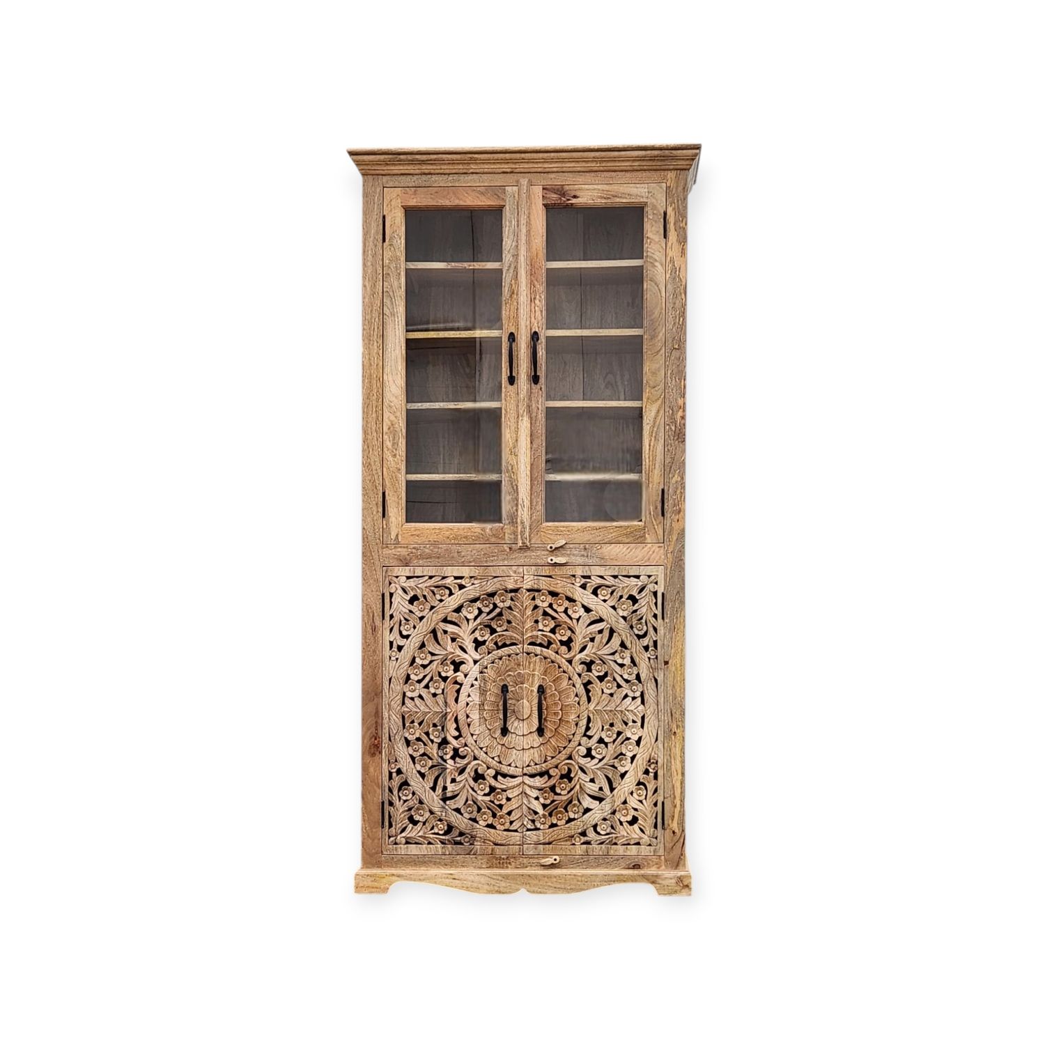 Witryna z drewna mango