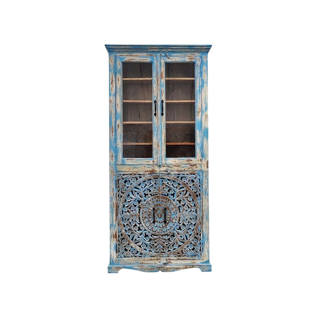 Witryna z drewna mango