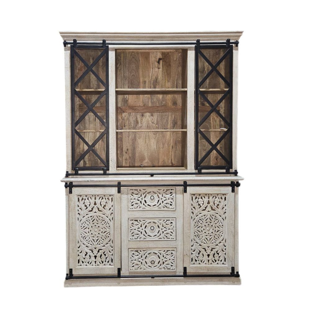 Kredens z drewna mango