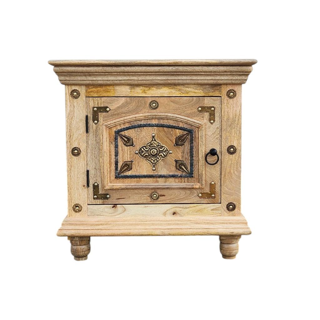 Szafka nocna z drewna mango