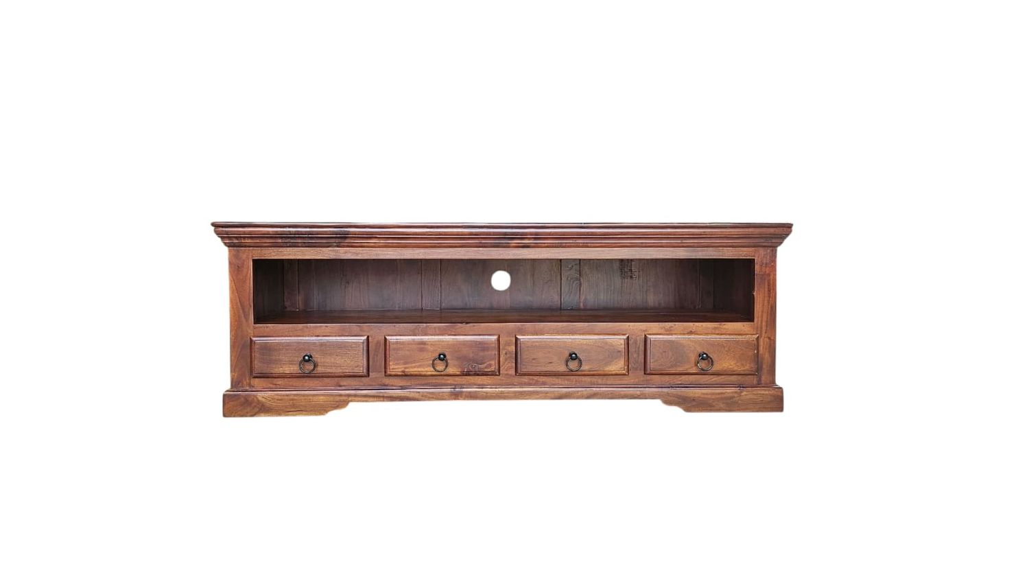 Komoda RTV z litego drewna akacjowego