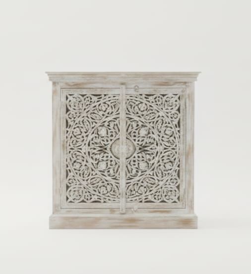 Komoda z litego drewna mango