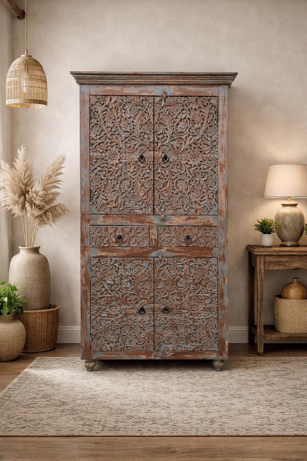 Szafa z drewna mango