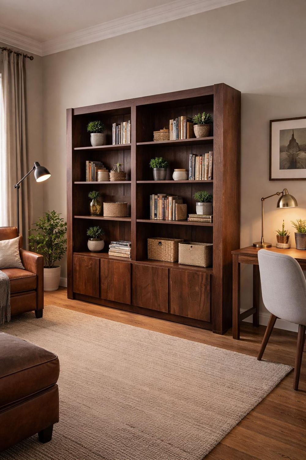 Regał z drewna mango