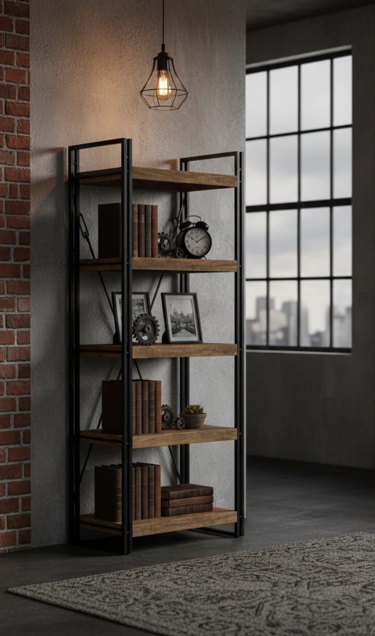 Regał z drewna mango