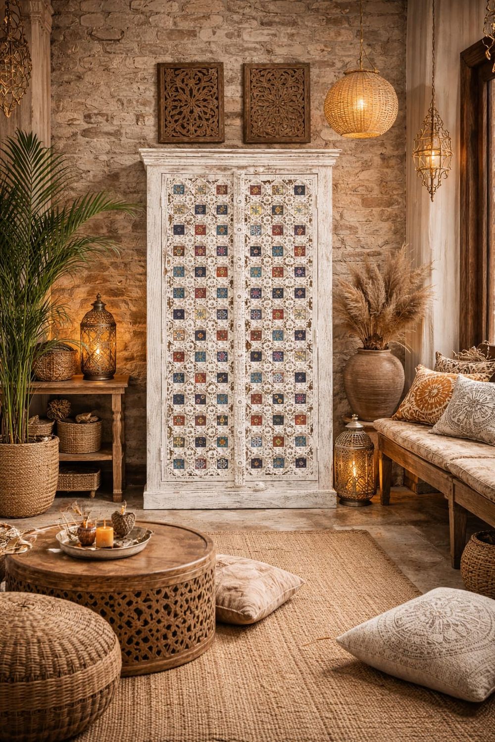 Szafa z drewna mango