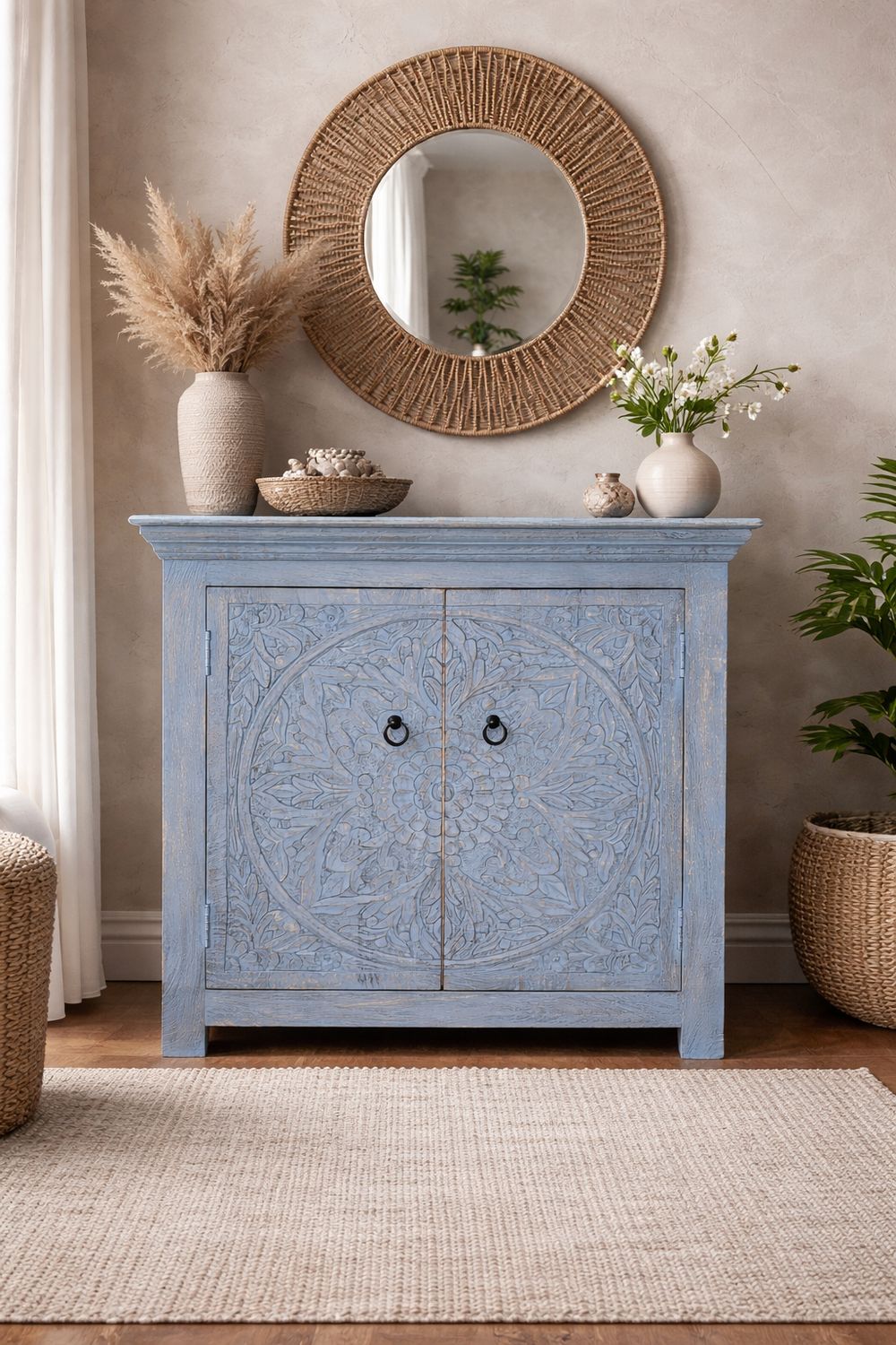 Komoda z drewna mango