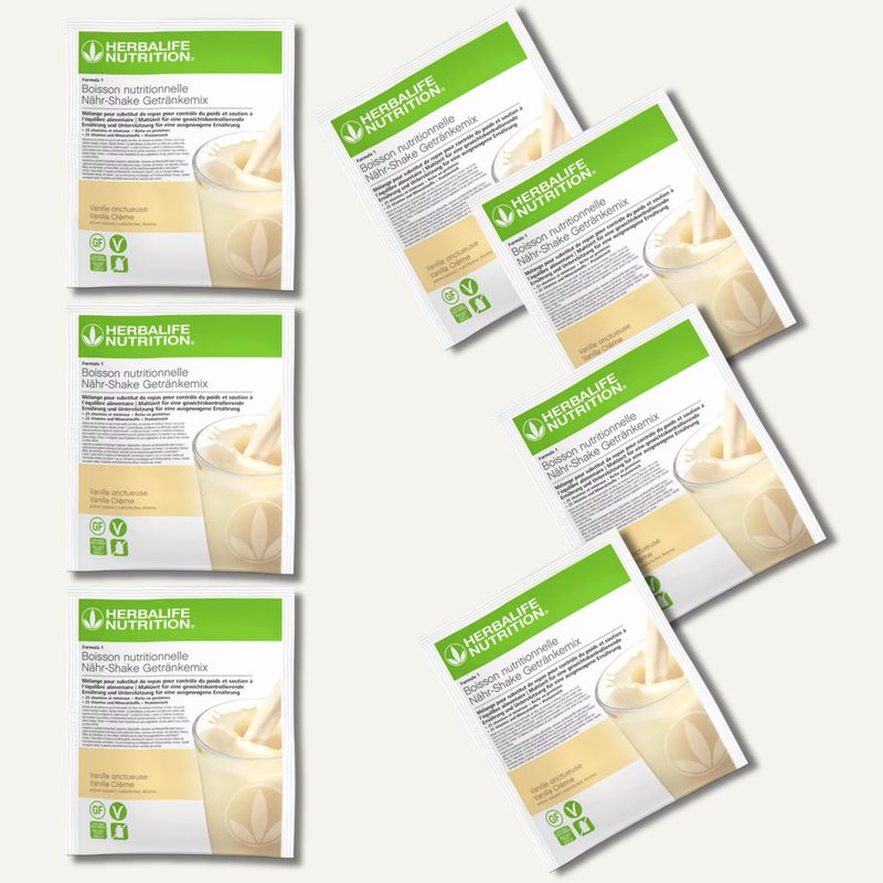 7 sachets formula 1 vanille