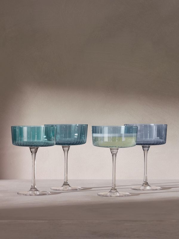 LSA - Gems Champagne/Cocktail Glass (Sapphire)