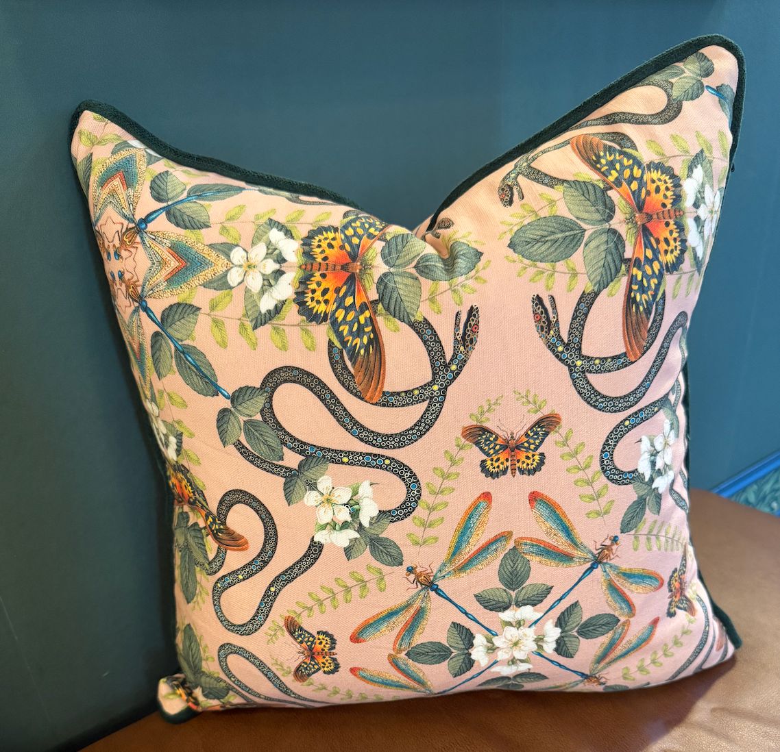 Wedgewood Wonderlust Designer Pillow