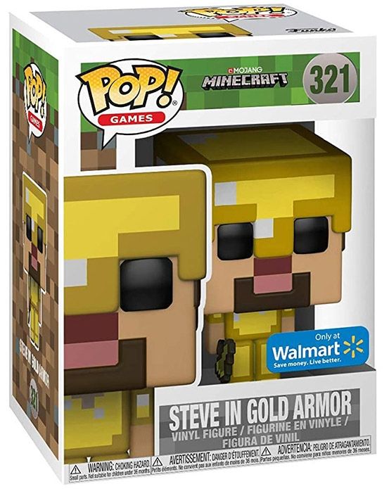 Steve In Gold Armor #321