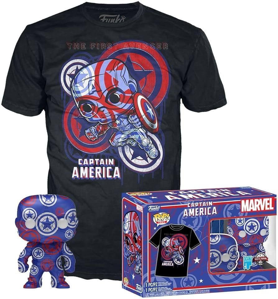 Pop And Tee Captain America