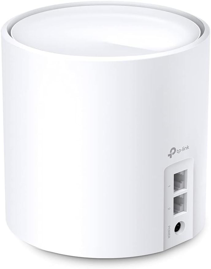 TP-Link Deco WiFi 6 Mesh WiFi System(Deco X20) - Covers up to 2200 Sq.Ft, Replaces Wireless Internet Routers and Extenders, 1-Pack, White.