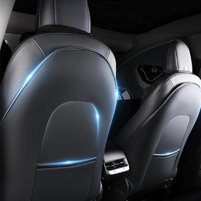 Tesla Seat Back Kick Protectors for Kids, Kick Mats Leather Back Seat  Fit for Model Y X S 3 (2PCS)
