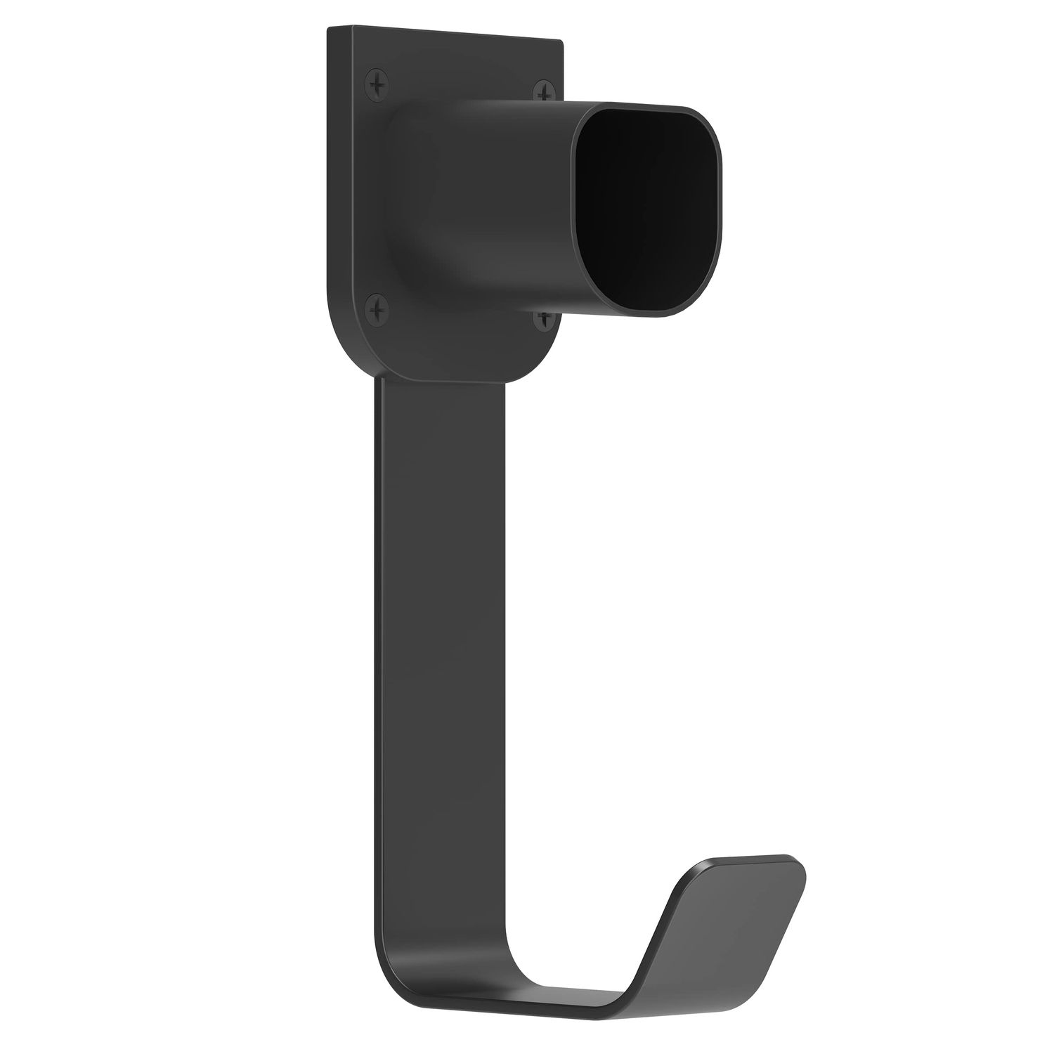Tesla Charger Nozzle Holster, EV Charger Holder Wall-Mount, Electric Vehicle Charging Cable Holder, for All Tesla Models, Heavy-Duty Steel