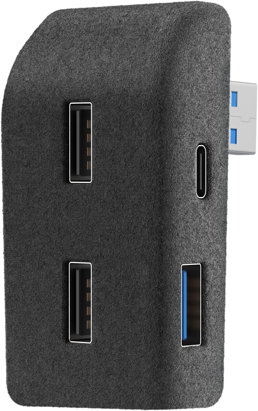 Glovebox USB Hub for Tesla Model Y 2024-2020- ABS Flocking Multi Ports Glove Box USB Flash Drive Docking Station for Charging Data Transmission.