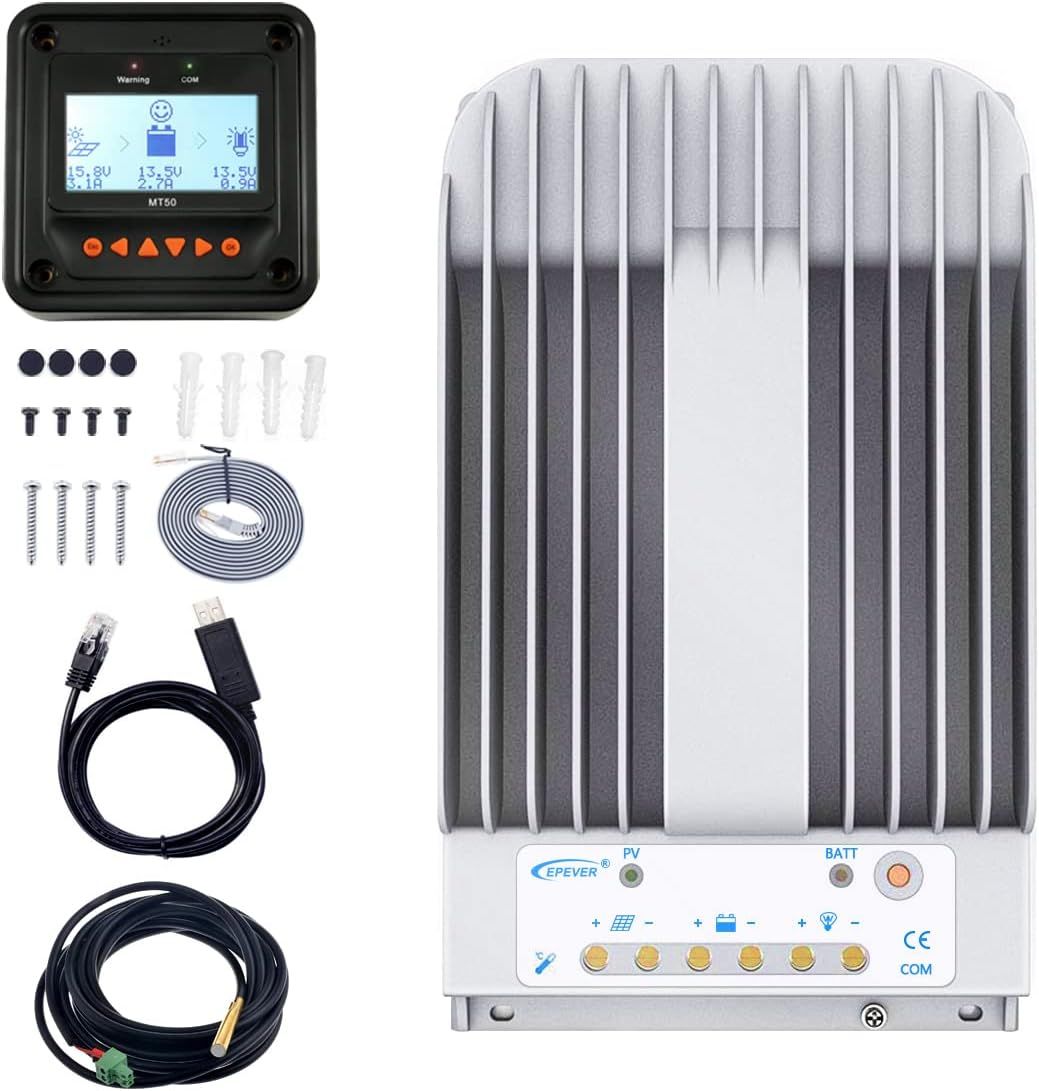40A MPPT Solar Charge Controller 12V/24V Auto Working Max.PV 150V Solar Panel Charge Regulator