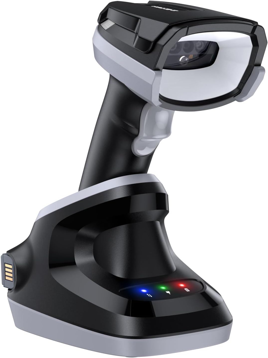 2D Bluetooth Industrial Barcode Scanner High-Resolution Megapixel Sensor Handheld Reader Design Easy Battery Swap Powerful Data Parsing