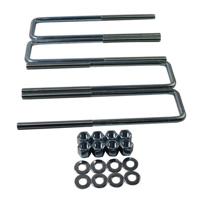 12.5&quot; Extended Square U-Bolts Kit for 2.5&quot; Wide 9/16&quot; Bolt Leaf Springs Compatible with 1988-2019 Chevy Silverado 1500 GMC C1500 Sierra 1500