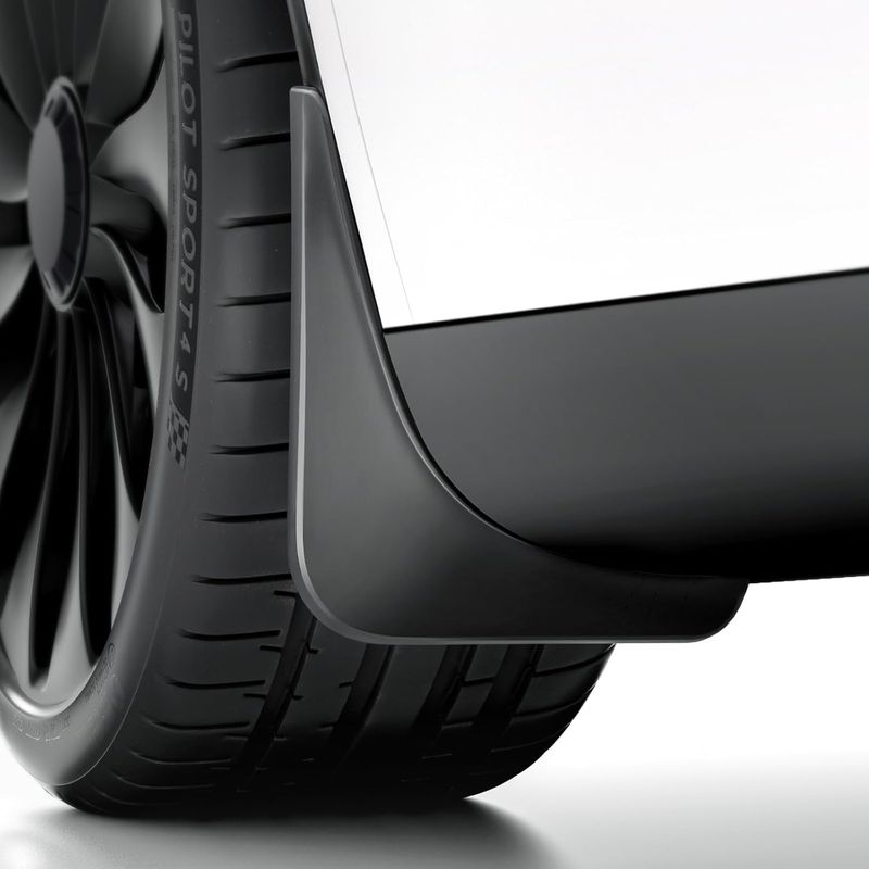 2020-2025 Tesla Model Y  Mud Flaps [No Drilling Required] All-Weather Mud Guard Body Kits  [No Fit New Y Juniper], Black (Set of 4)