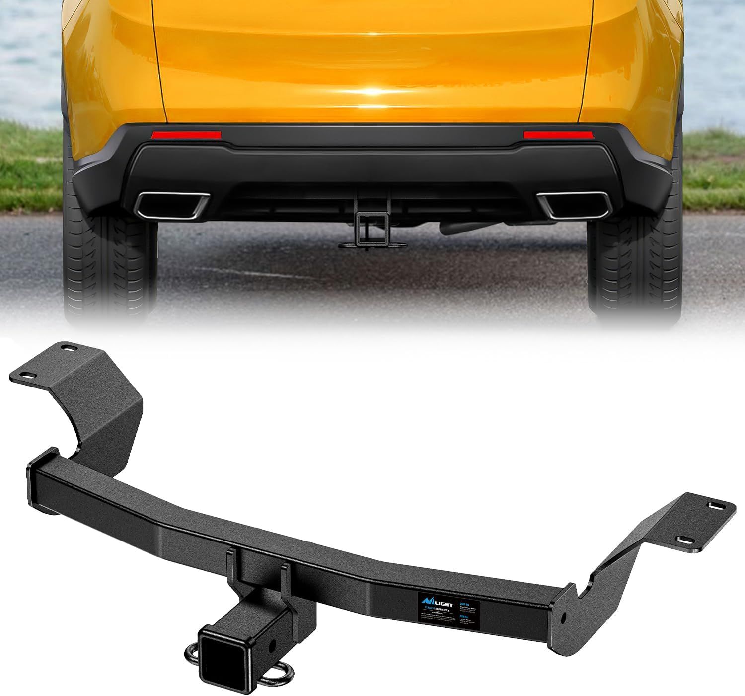 2017-2023 Honda CR-V Nilight Class 3 Trailer Hitch 2 Inch Receiver Tow Hitch Black Power Coated